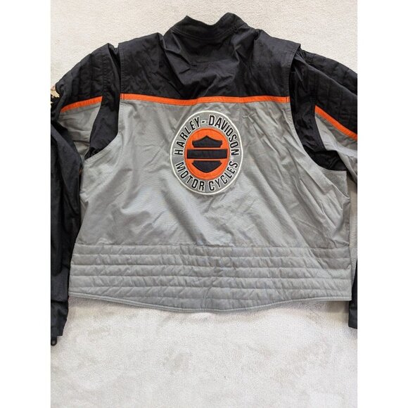 Harley Davidson Bomber Nylon Jacket Size XXL Harley Owners Group Patch RARE - Picture 16 of 16